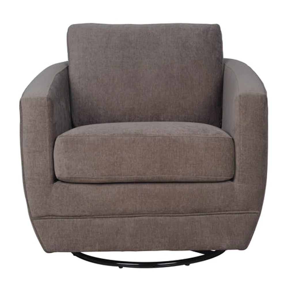 Baltimo Swivel Glider - Pecan Brown