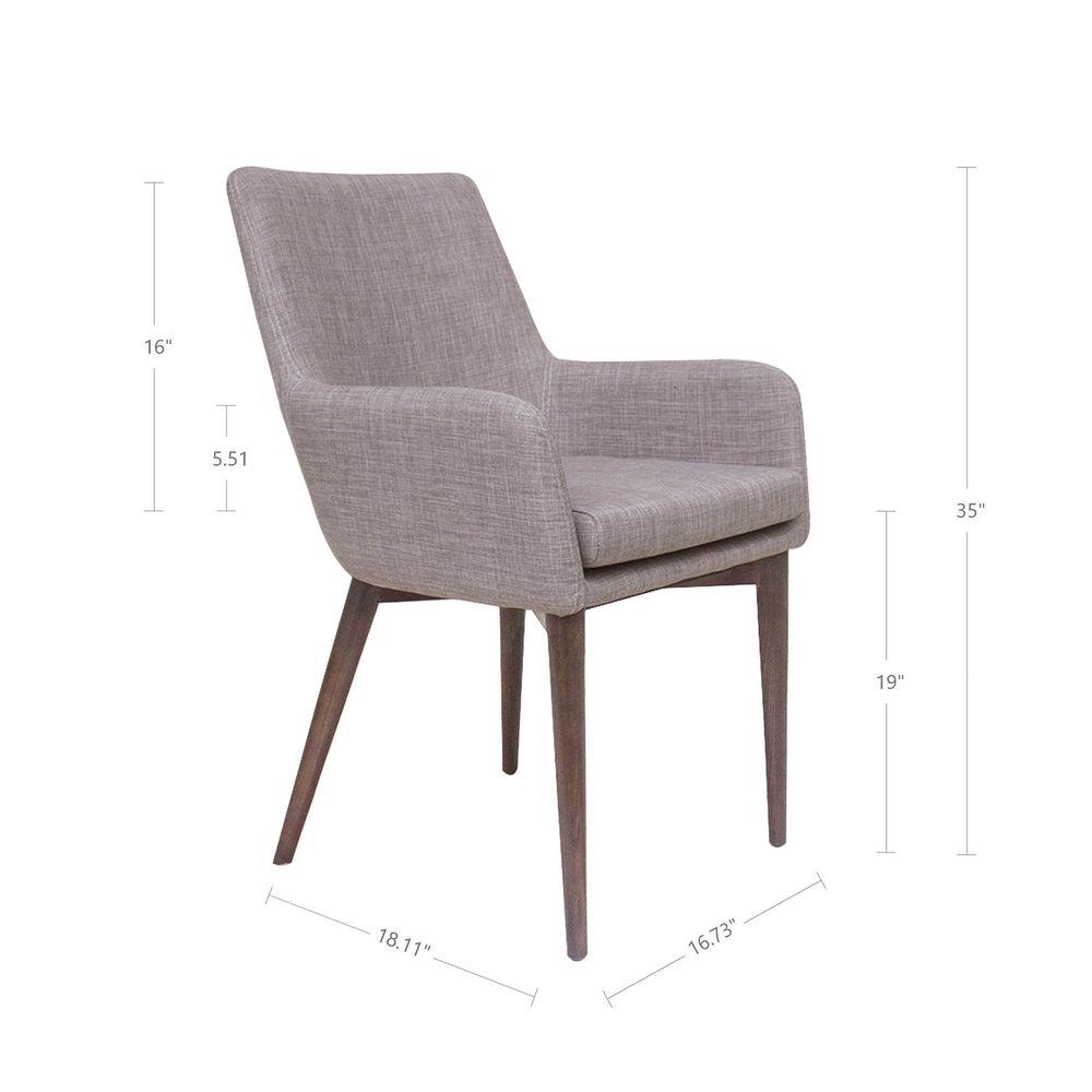 Fritz Arm Chair - Light Grey