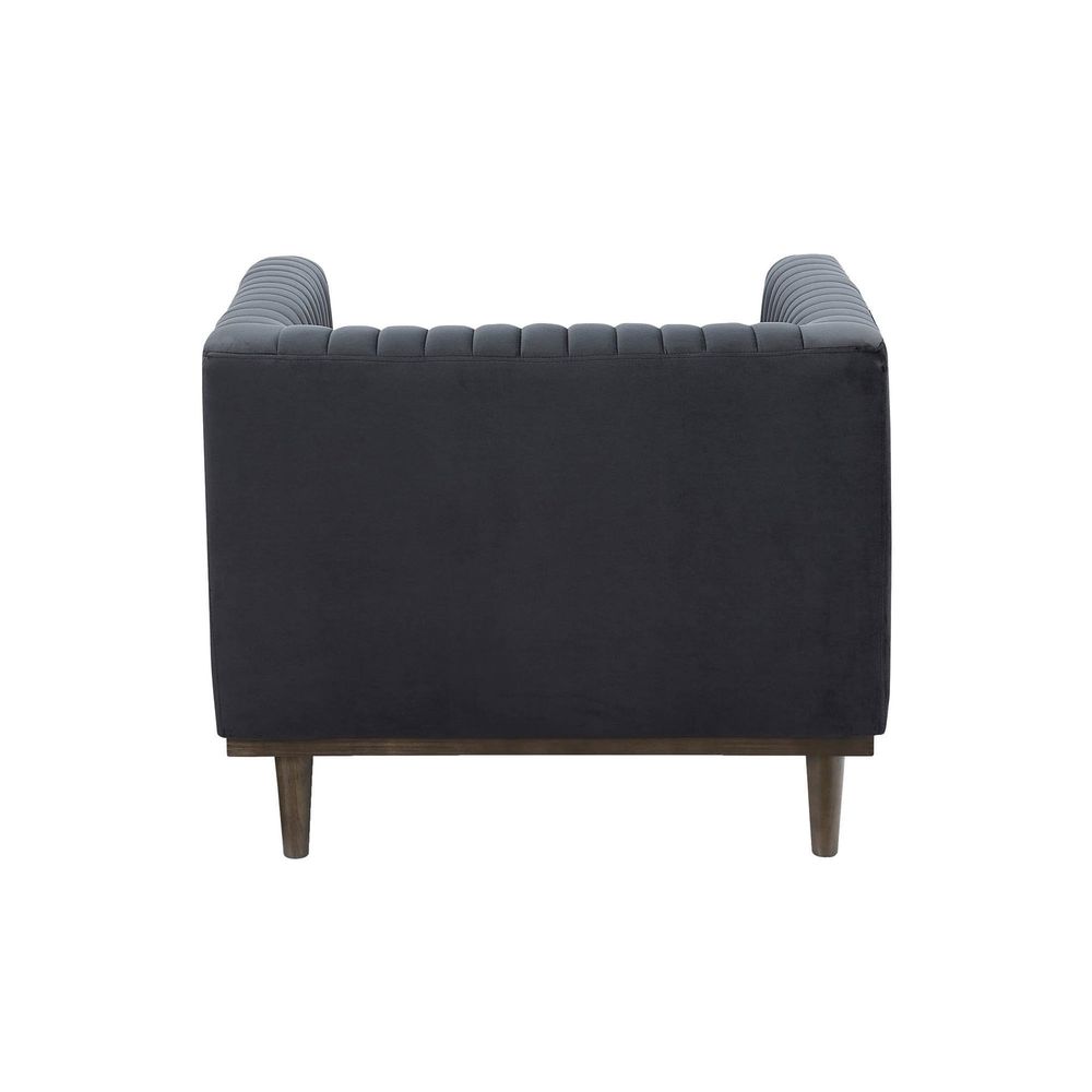 Sage Club Chair - Black Velvet