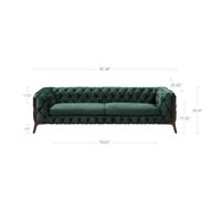 Barnaby Sofa - Emerald Velvet