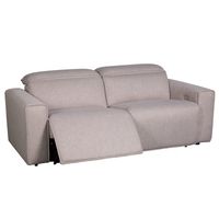 Regis Power Reclining Sofa - Light Brown