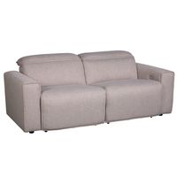 Regis Power Reclining Sofa - Light Brown