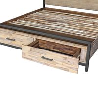 Irondale Storage King Bed with 2 Drawers