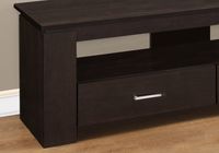 TV STAND - 48"L / ESPRESSO WITH 2 STORAGE DRAWERS - I 2600