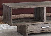 COFFEE TABLE - DARK TAUPE WITH STORAGE - I 2808