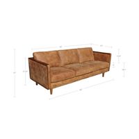 Las Vegas Mandalay Sofa - Outback Tan