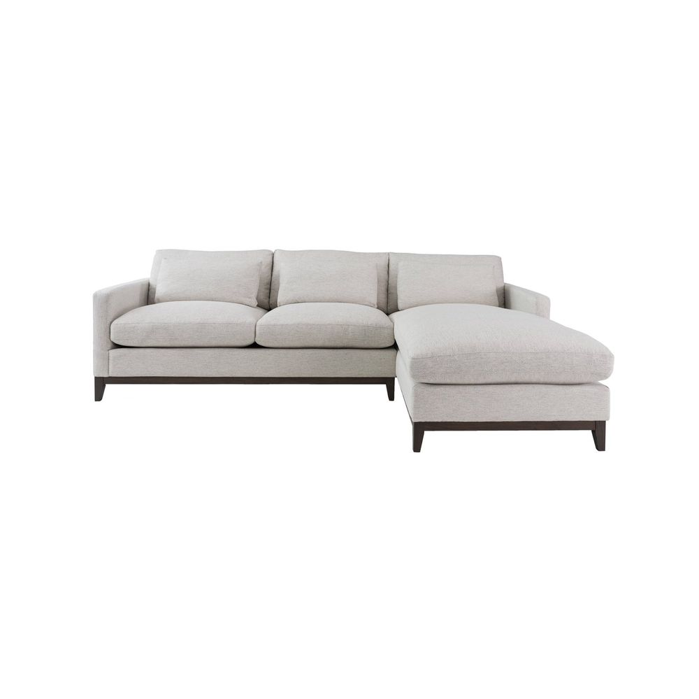 Oxford Right Sectional Sofa - Travertine Cream