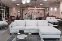 Oxford Left Sectional Sofa - Travertine Cream