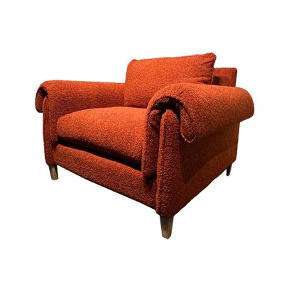 Wyatt Club Chair - Rust