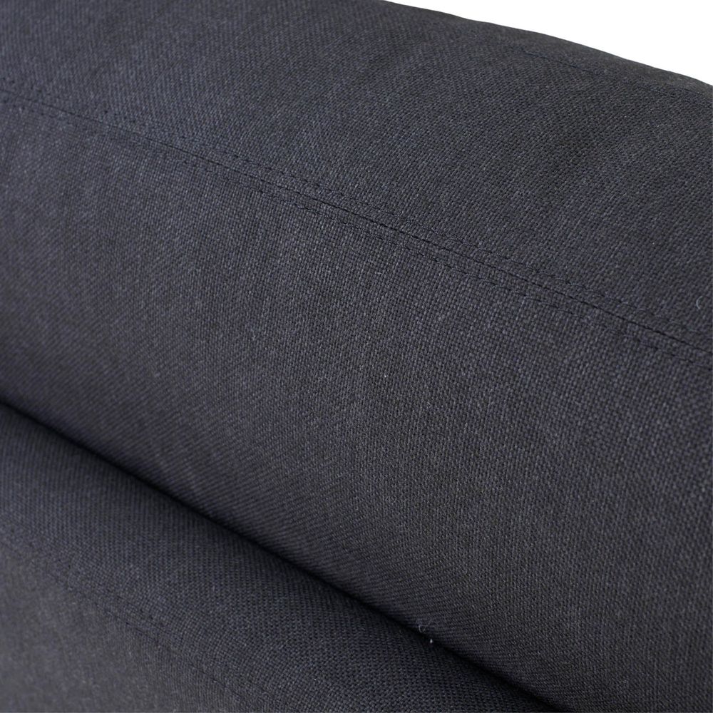 Heston Sofa - Black Fabric