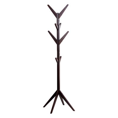 Gameti Coat Rack with Marble-Brown