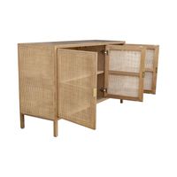 Rattan 3 Door Sideboard - Natural