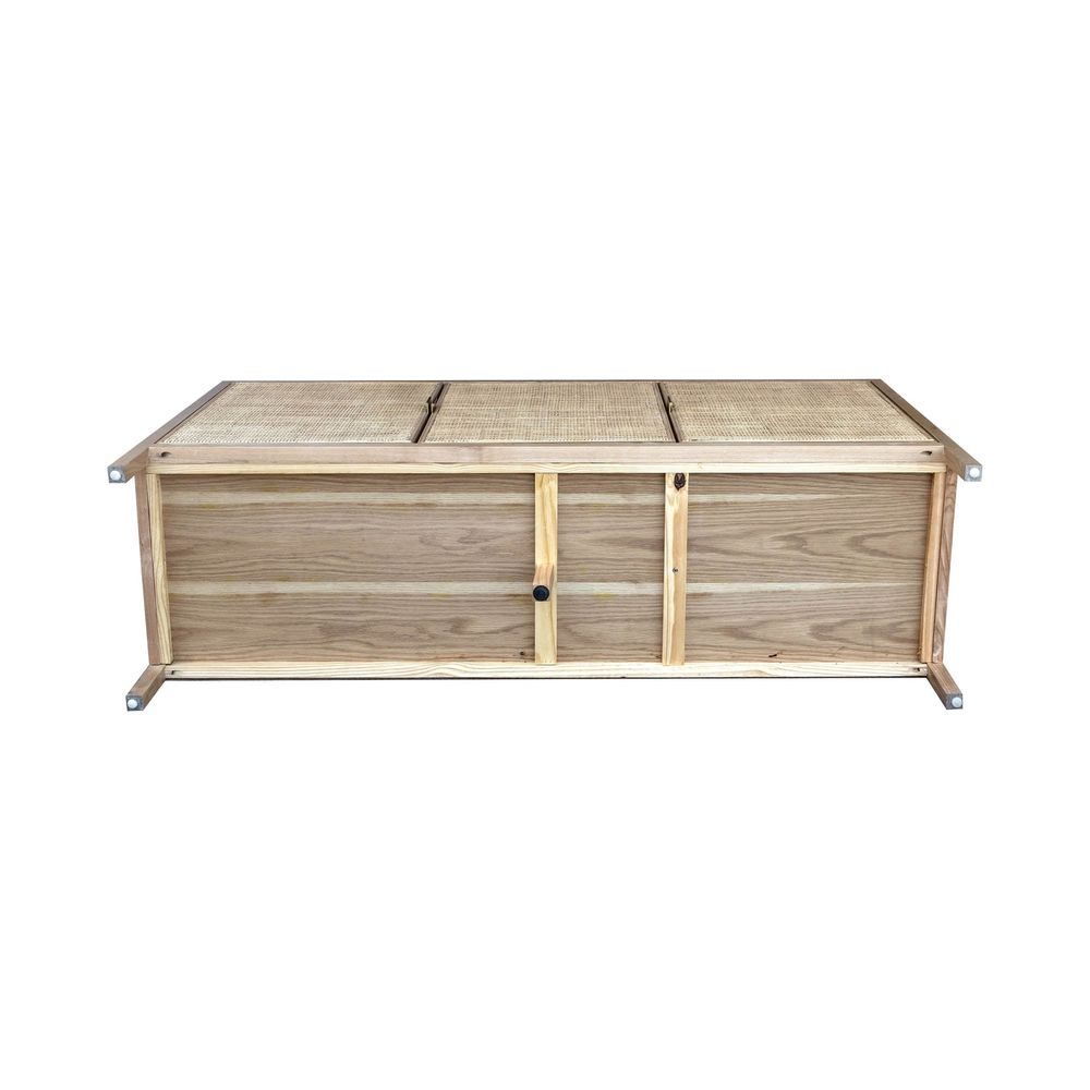 Rattan 3 Door Sideboard - Natural