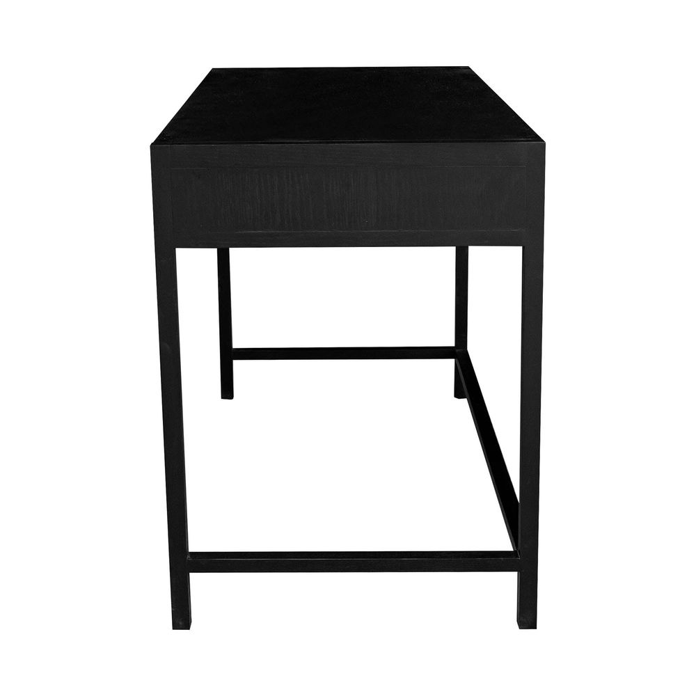 Rattan Desk - Ebony