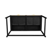 Rattan Desk - Ebony