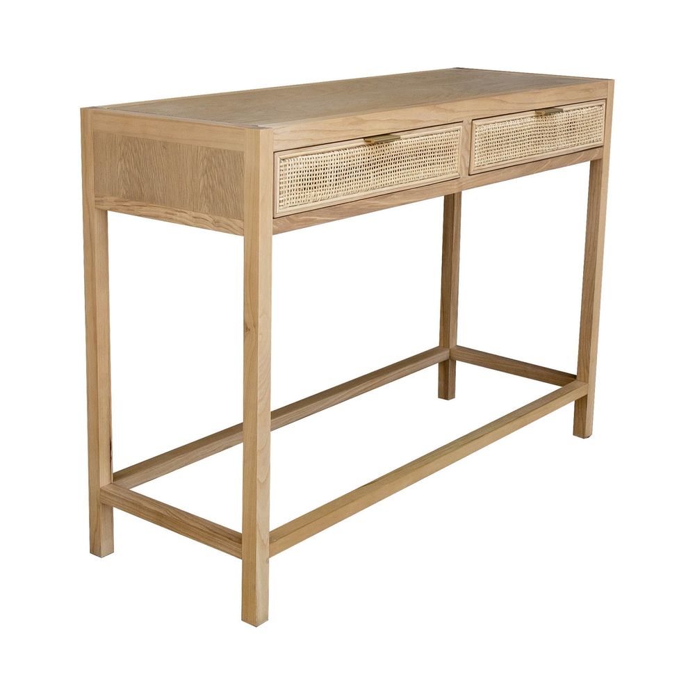 Rattan Console Table - Natural