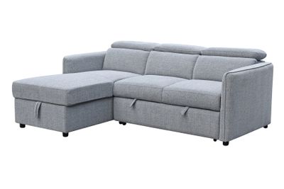 Renato Sectional -Left Chaise-Thora Stone