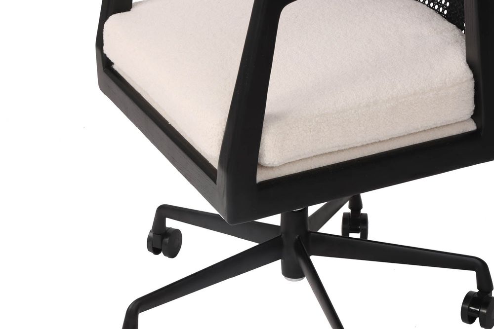 Francisco Office Chair - Wooly White