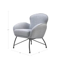 Urban Club Chair - Light Grey