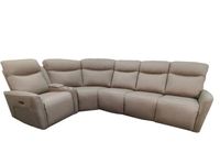 Sorel Modular Fabric Power Reclining Sectional (6pc) - Urban Bark