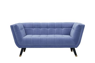 Arca Mid Century Velvet Loveseat