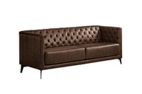 Arianna Faux Leather Loveseat