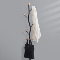 Tulita Coat Rack with Marble-Black