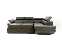 Allie Storage Sleeper Sectional - Tanner Grey