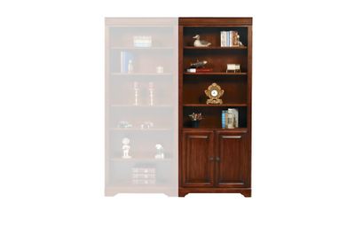 Country Cherry 32" Bookcase  w/ Doors  - B1-K132BD