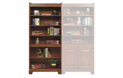 Zahara Open Bookcase Media Oak - B1-ZH3272B