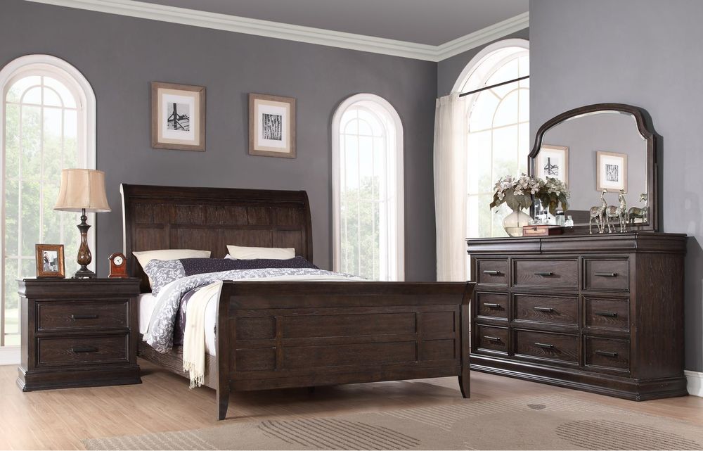 Sonoma Sleigh King Bed  - BR-SN1002K