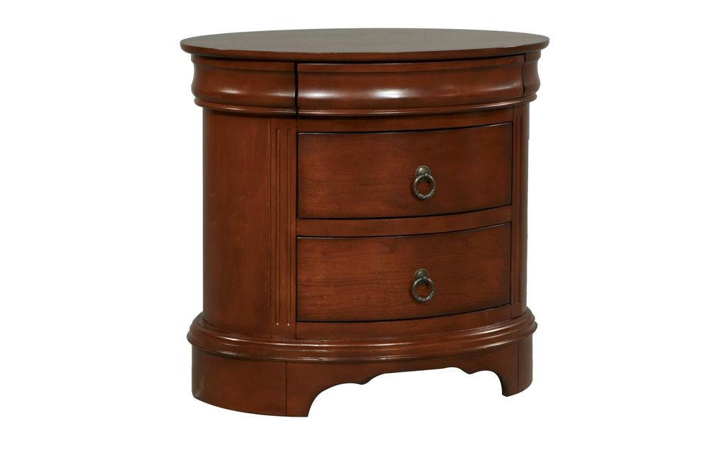 Renaissance Oval Night Stand Cherry - BR-R1045AN