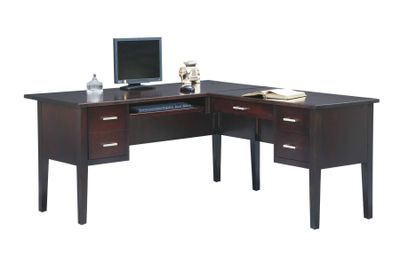 Kingston 62" Desk w/ Return Espresso - D2-KT162R