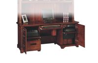 Country Cherry 72" Computer Credenza Cherry - D3-K172CW