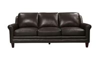 Grandover Genuine Leather Sofa-Grey