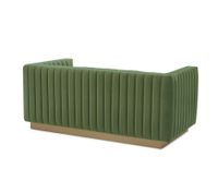 Elba Mid Century Loveseat Velvet