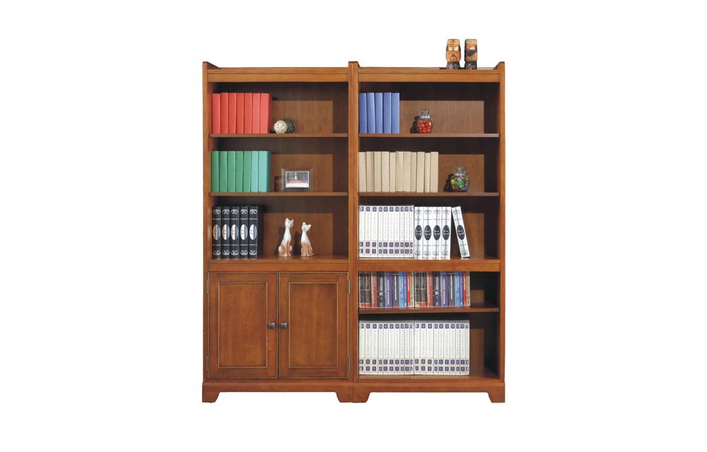 Topaz 72" Open Bookcase Cinnamon - B1-T3272B