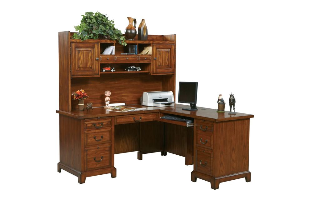 Zahara 63" Desk Hutch Media Oak - D2-ZH266H