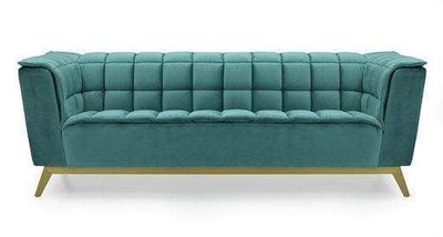 Allister Velvet Sofa - Green