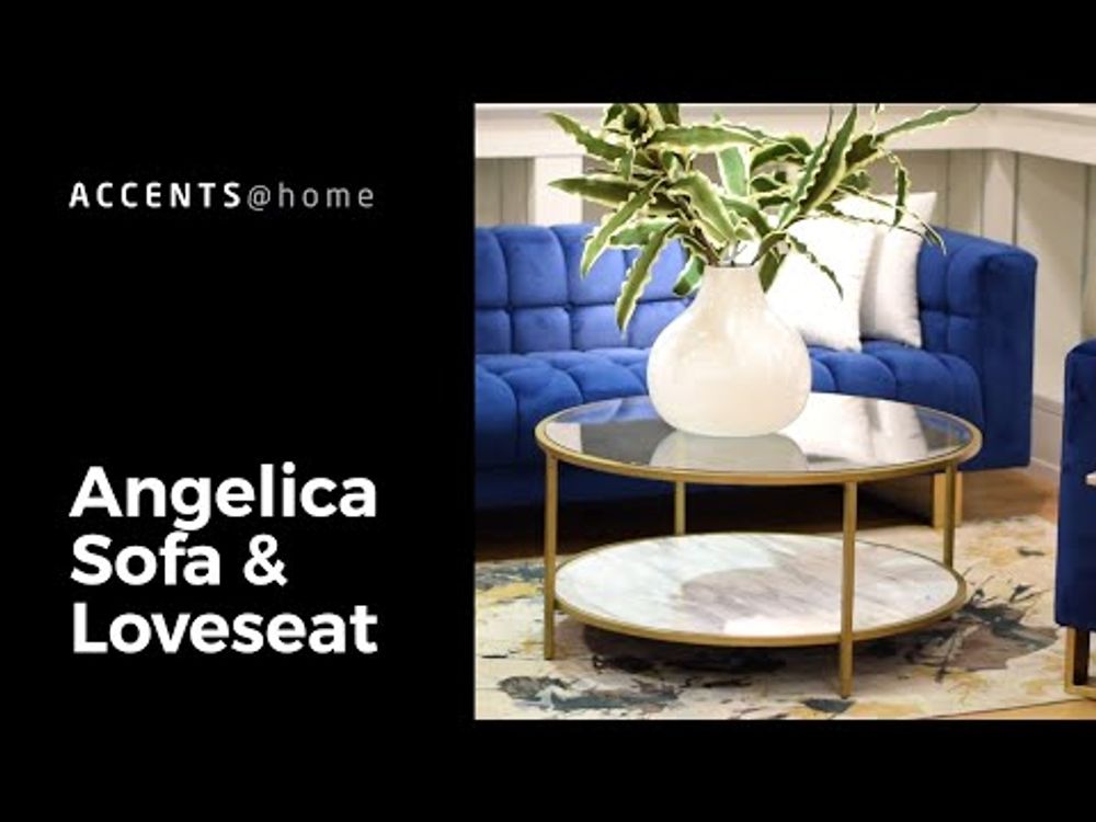 Angelica Loveseat-Blue