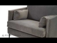 Nico Fabric Sofa - Grey