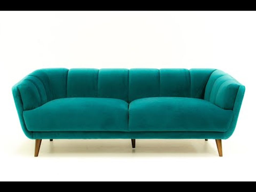 Sable Loveseat-Teal