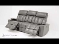 Aviator Leather Gel Power Recliner Chair