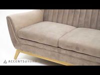 Collins Mid-Century Loveseat