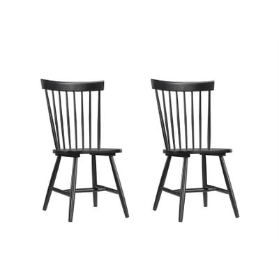 Windsor Dining Chair Black (Set of 2) D475-20-06