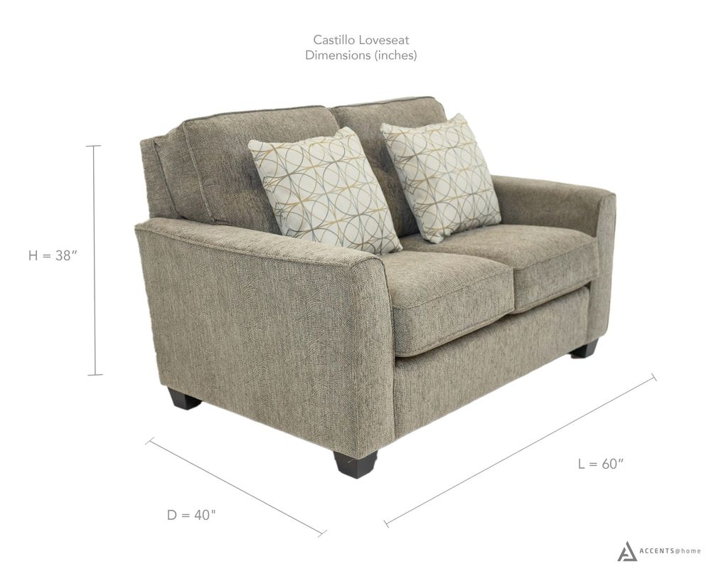 Castillo Fabric Loveseat