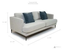 Crescendo Fabric Sofa