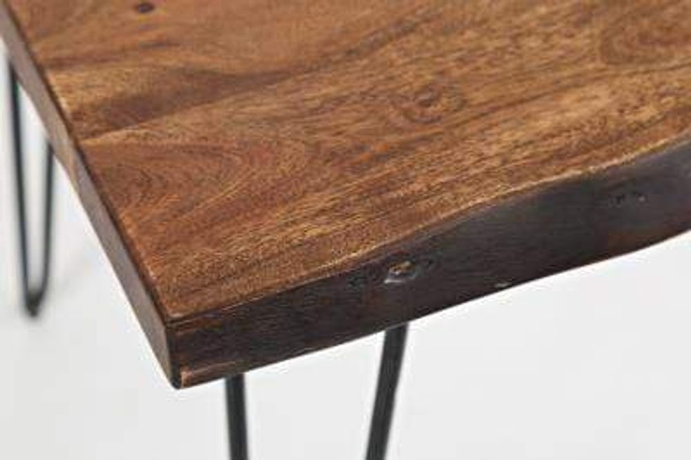 Nature's Edge Square  End Table Chestnut