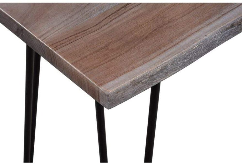 Nature's Edge Sofa Table Counter Height 72" Long Slate