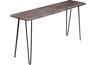 Nature's Edge Sofa Table Counter Height 72" Long Slate